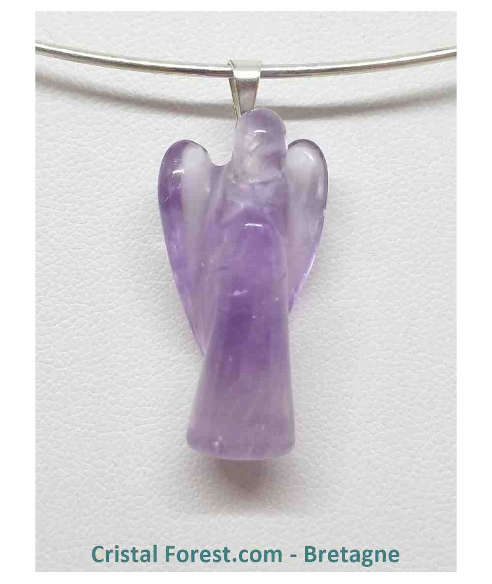 Améthyste - Pendentif Ange