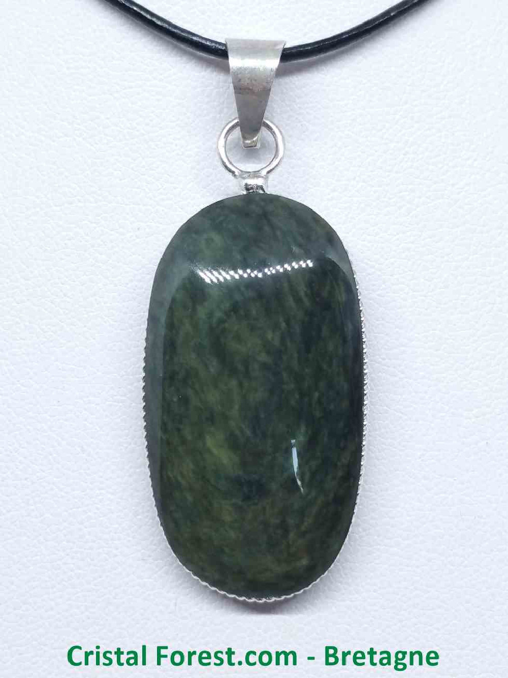 Obsidienne Manta Huichol (Mentogochol) - Pendentif Cerclé