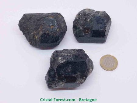 Tourmaline Noire - Bloc Brut - Bi-Terminé
