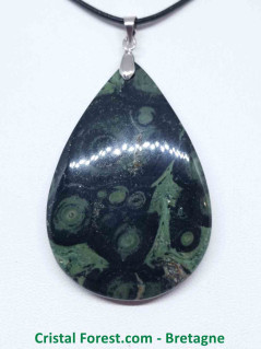 Jaspe Kambaba - Pendentif Bélière - Cabochon