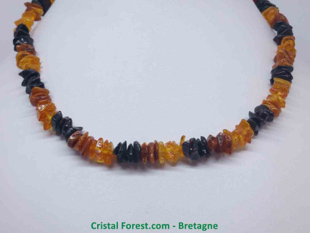 Ambre véritable - Collier Baroque (Chips) - Adulte