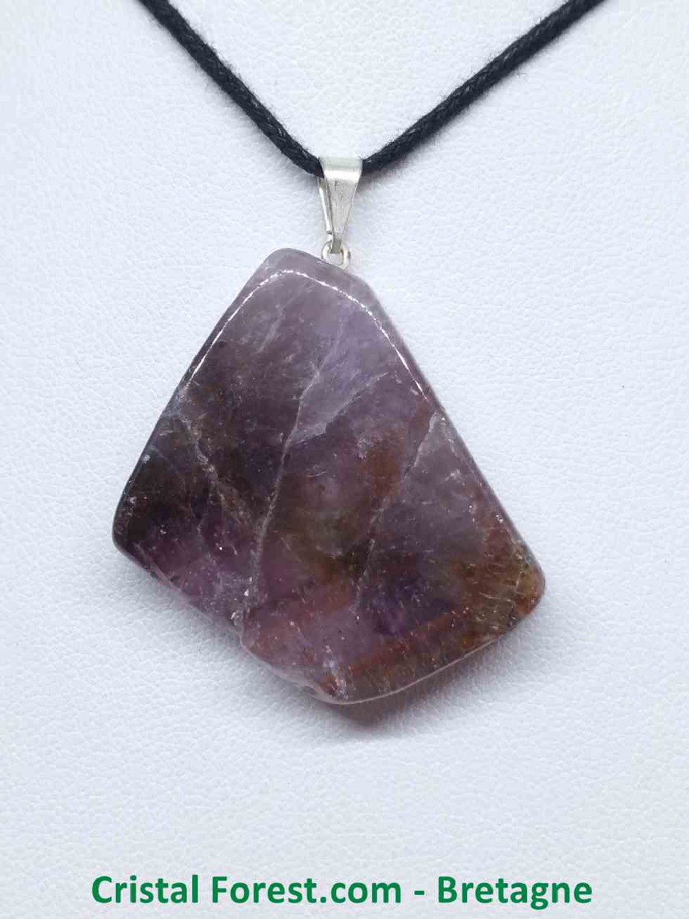 Super seven (Cacochynite) - Pendentif Pierre plate