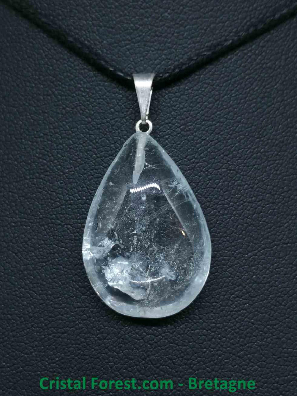 Pendentif Topaze bleue 2cm