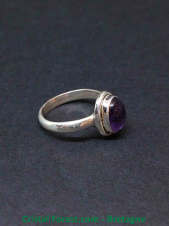 Améthyste - Bagues Argent sterling