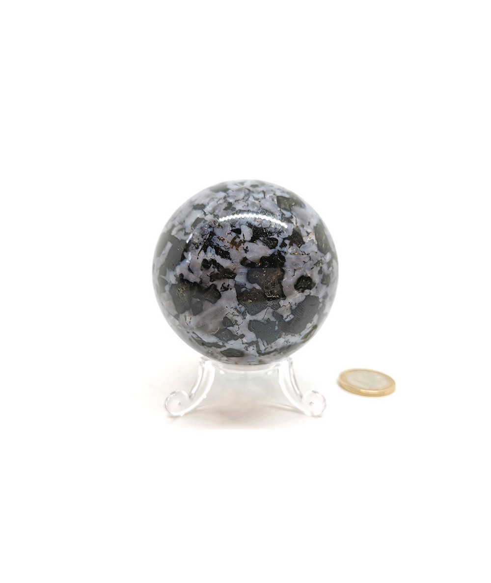Gabbro (lunélite ou Diorite) - Sphère 