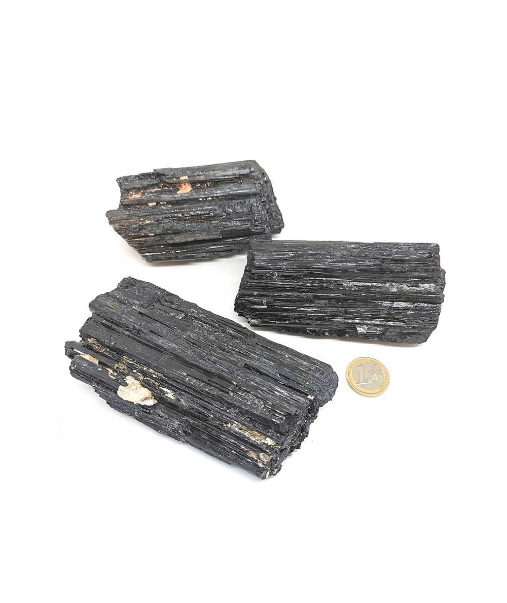 Photo de Blocs bruts de Tourmaline noire