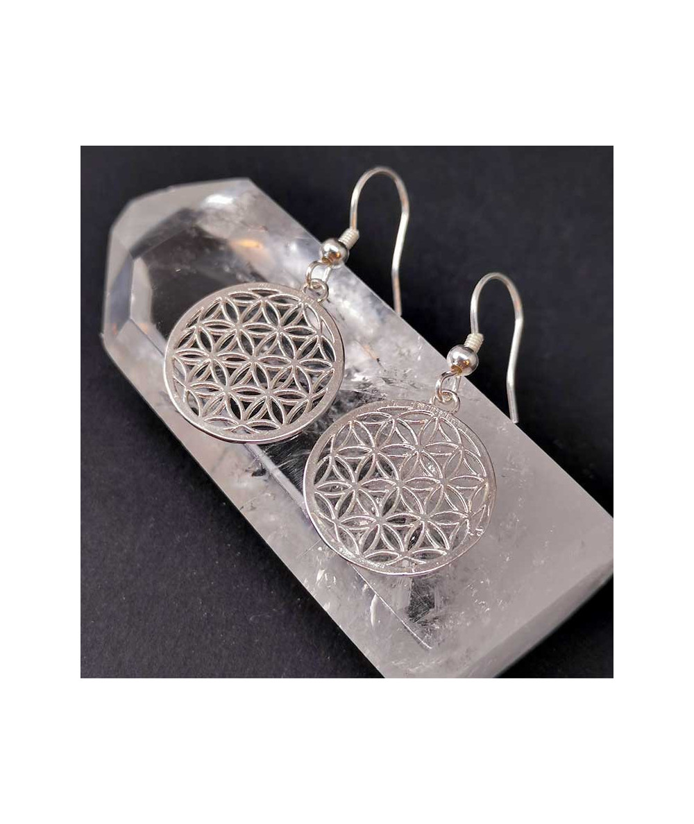 Fleur de Vie - Boucles d'Oreilles