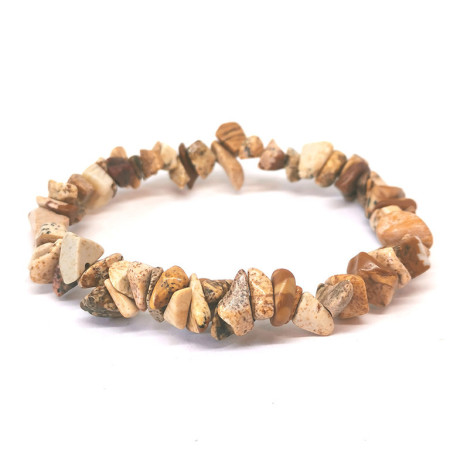 Jaspe Paysage - Bracelet Baroque (Chips)