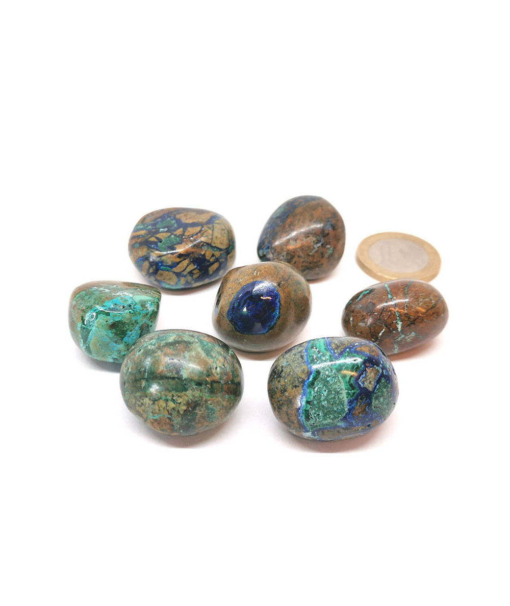 Azurite Malachite - Pierres Roulées