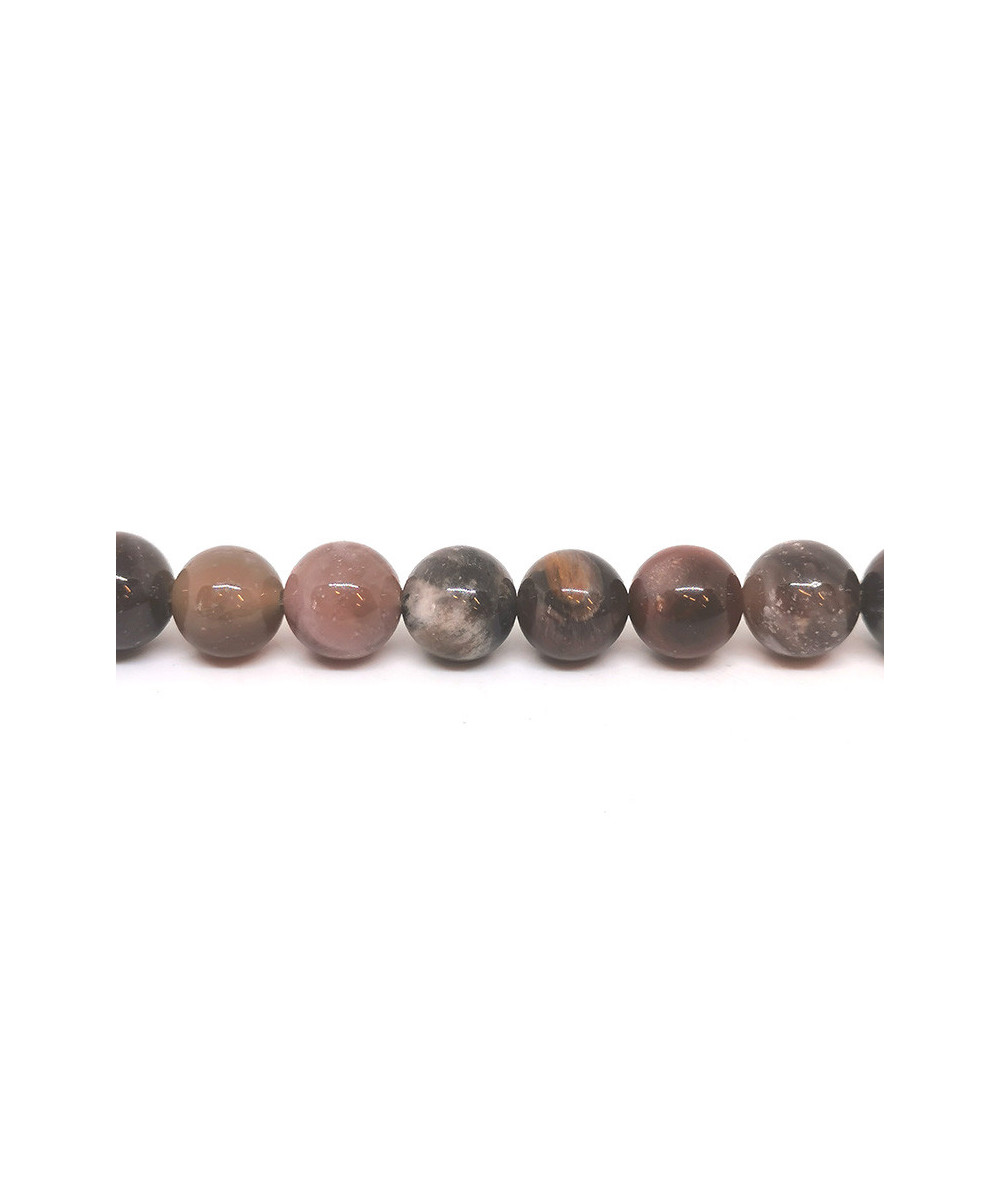 Bois fossilisé - Fil de Perles
