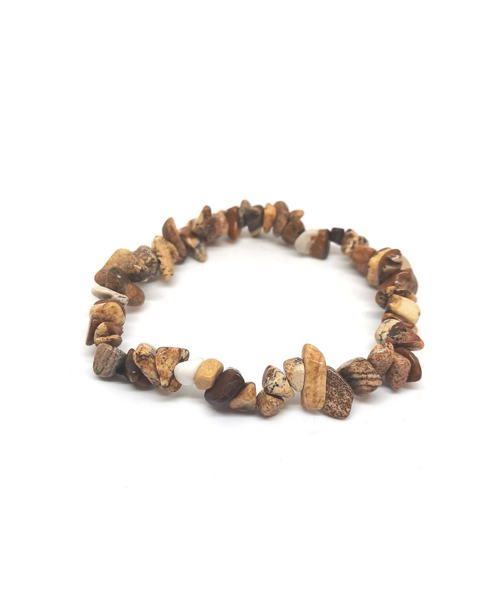Jaspe Paysage - Bracelet Baroque (Chips)