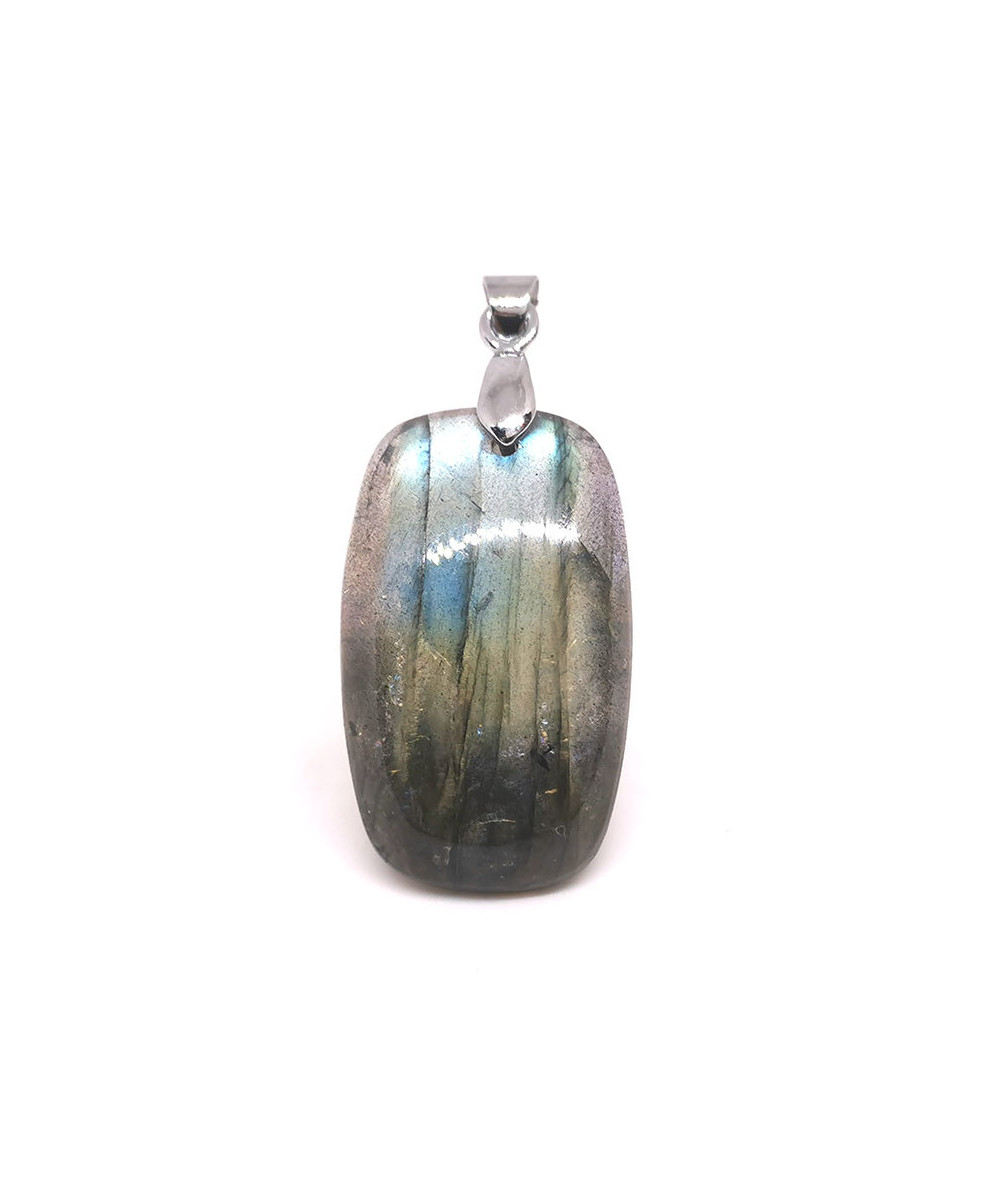 Labradorite Multicouleur - Pendentif Bélière - Cabochon