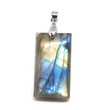 Labradorite Multicouleur - Pendentif Bélière - Cabochon