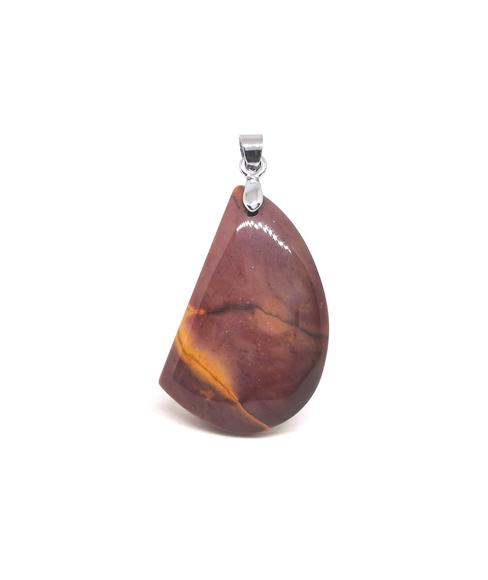 Jaspe Mokaïte - Pendentif Bélière