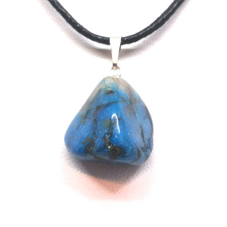 Chrysocolle - Pendentif Pierre Roulée