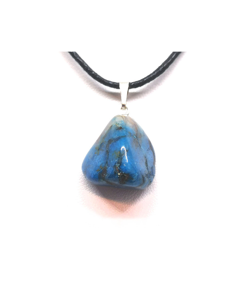 Chrysocolle - Pendentif Pierre Roulée