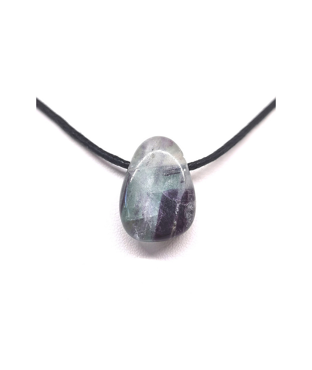 Fluorite (Fluorine) - Pendentif Pierre Percée
