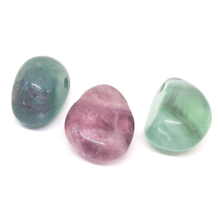 Fluorite (Fluorine) - Pendentif Pierre Percée