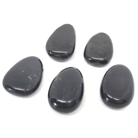 Shungite - Pendentif Pierre Percée