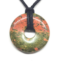 Unakite (Epidote) - Donut (PI Chinois)