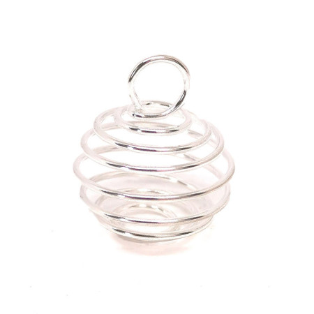 Pendentif porte-pierre (cage)