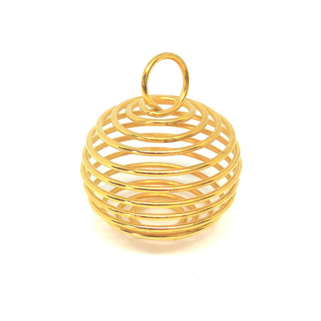 Pendentif porte-pierre (cage)