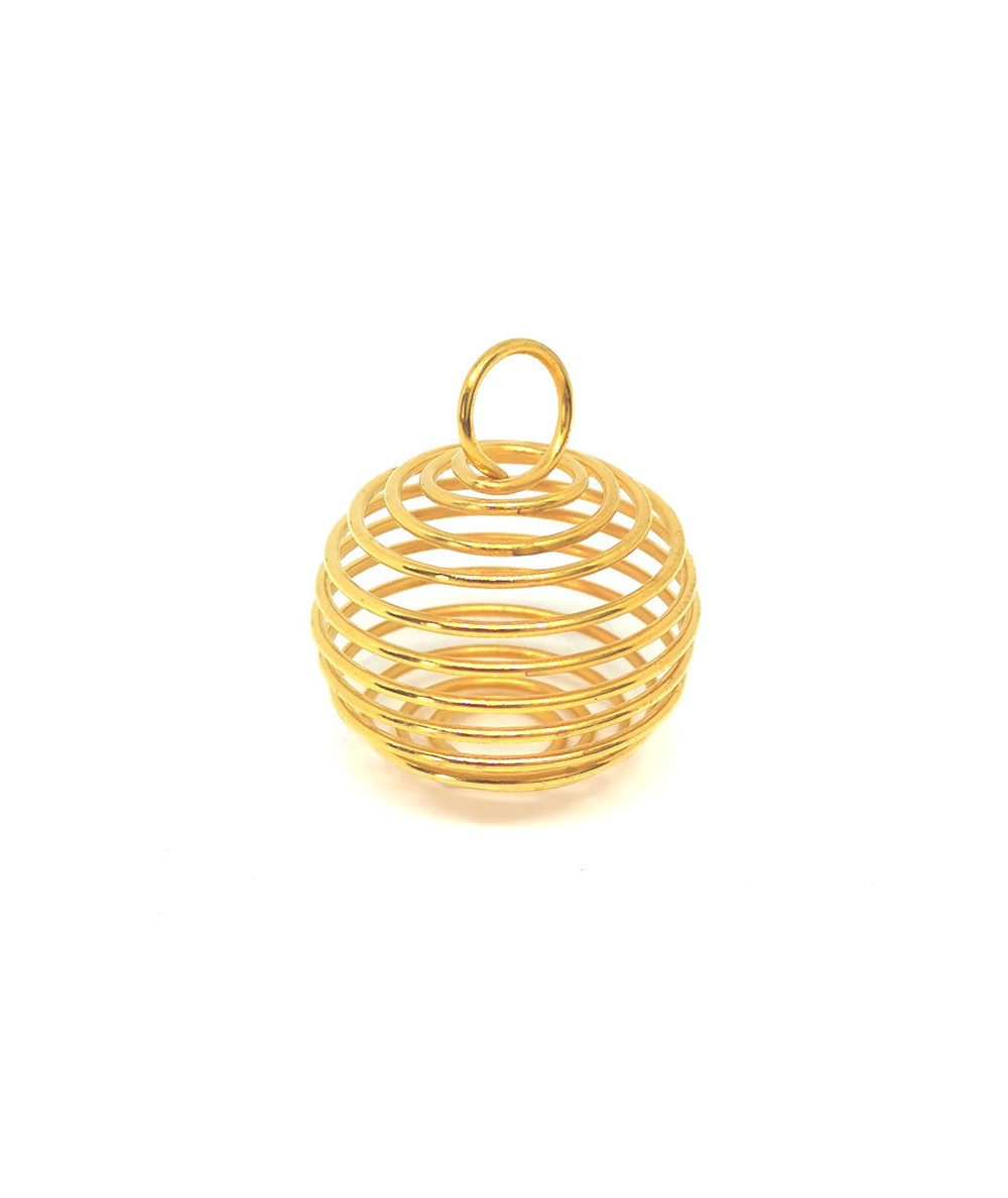 Pendentif porte-pierre (cage)
