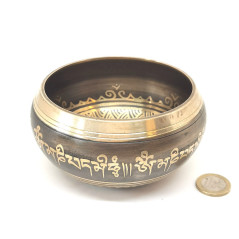 Bol Chantant Tibétain - 7 Métaux - Fait Main