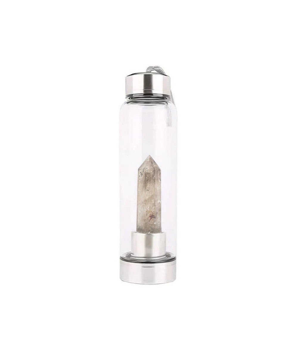 Quartz Fumé - Gourde à Elixir (Verre)