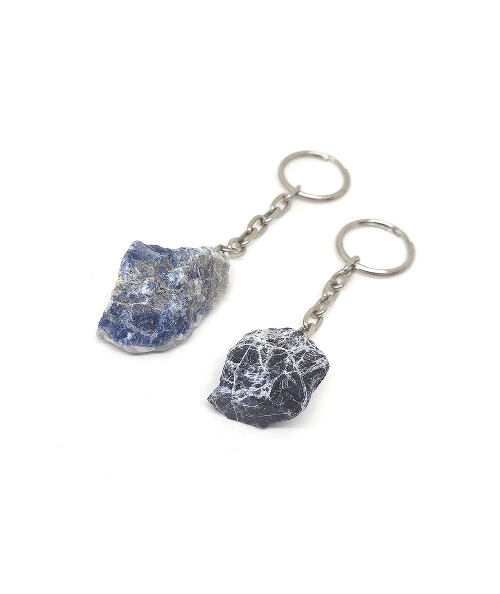 Sodalite - Porte-Clés - Pierre Brute