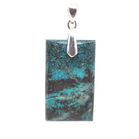 Shattuckite - Pendentif Bélière Argent