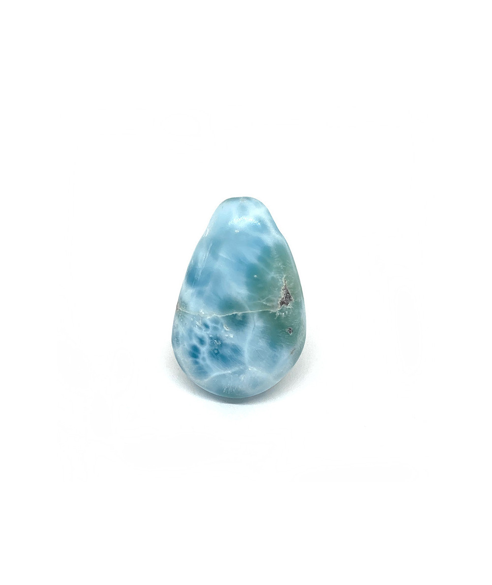 Larimar (Pectolite Bleue) - Pendentif Pierre Percée