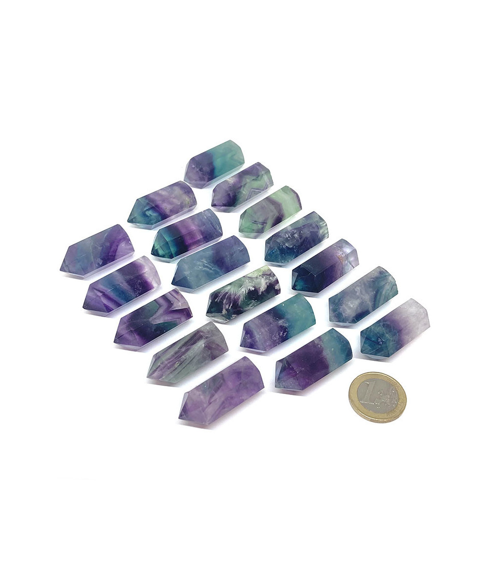 Fluorite (Fluorine) - Pointe Polie - Petit Modèle