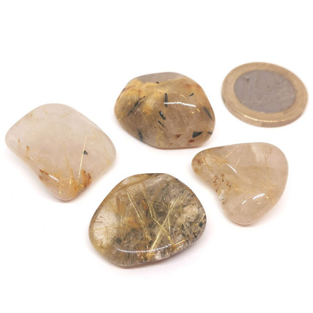Quartz Rutile - Pierre Roulée