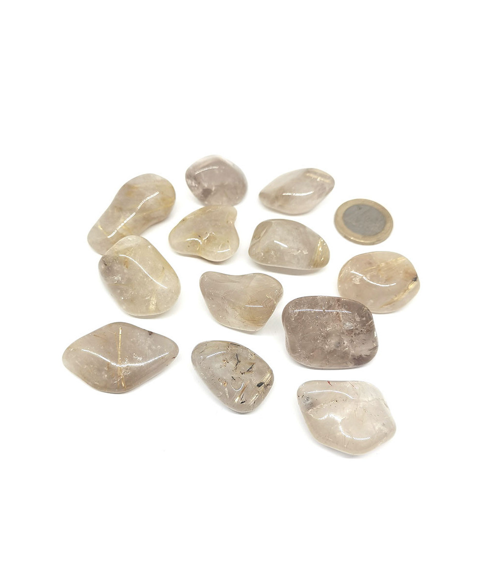 Quartz Rutile - Pierre Roulée