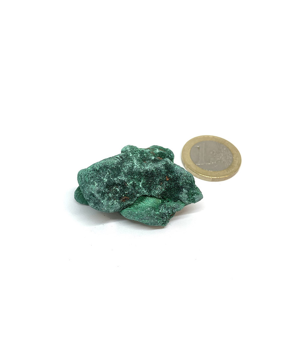 Malachite Fibreuse - Pierre Brute