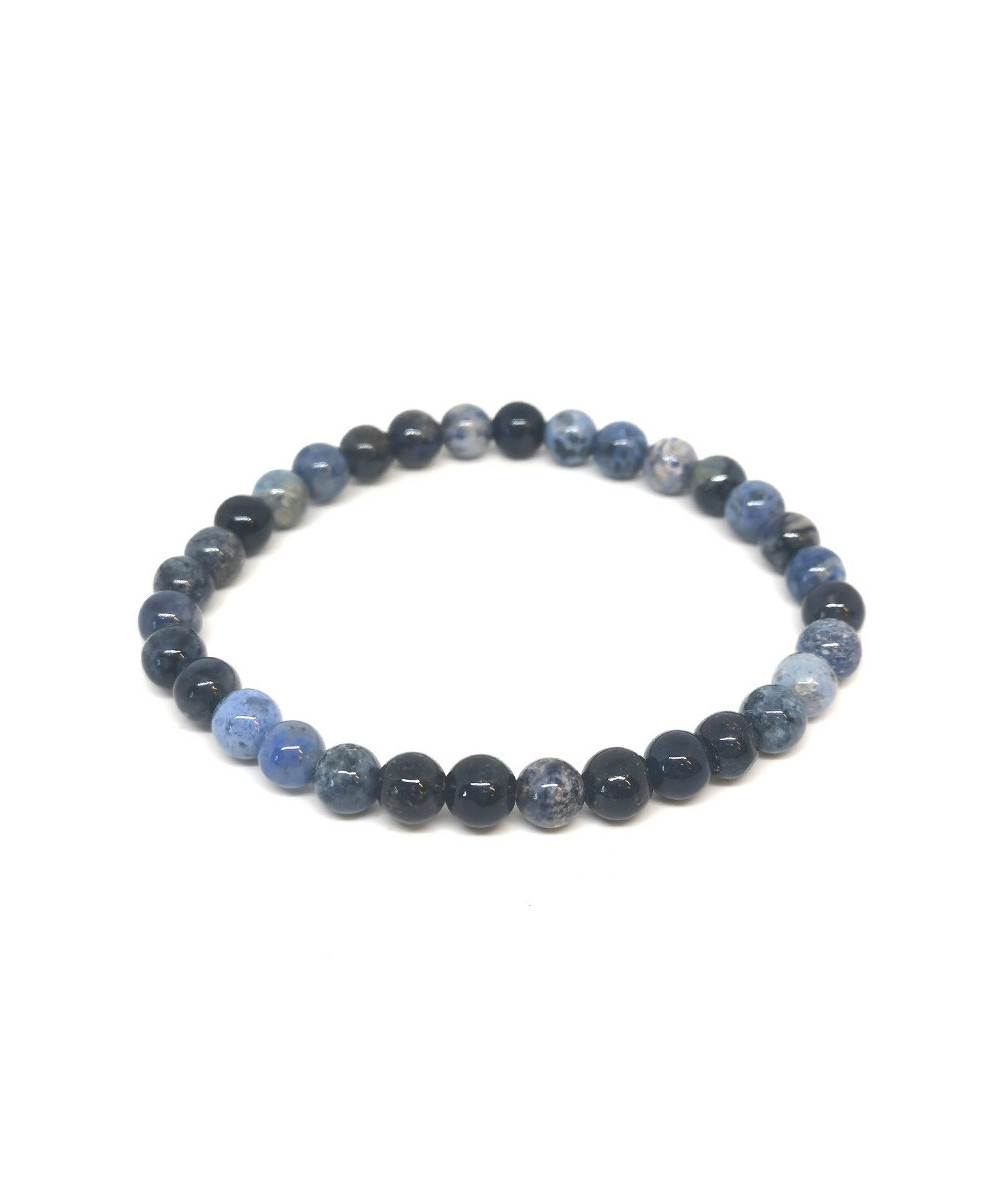 Dumortiérite - Bracelet Boules 6 mm