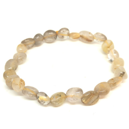 Portez le quartz rutile en bracelet et profitez de ses nombreuses propriétés