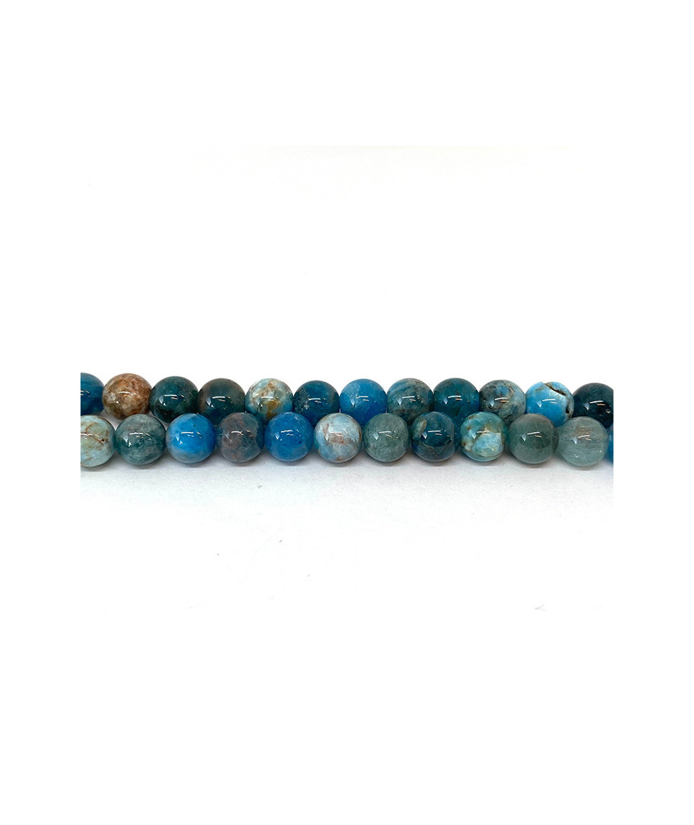 Apatite Bleue - Fil de Perles