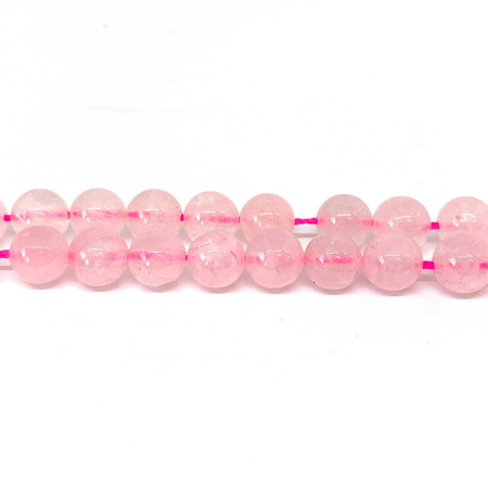 Quartz Rose - Fil de Perles