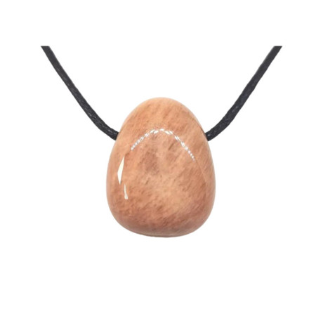 Pierre de lune Chocolat - Pendentif  percée