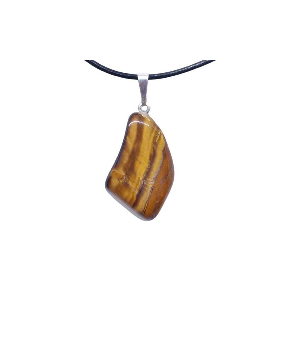 Oeil de Tigre - Pendentif Pierre Roulée