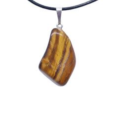 Oeil de Tigre - Pendentif Pierre Roulée