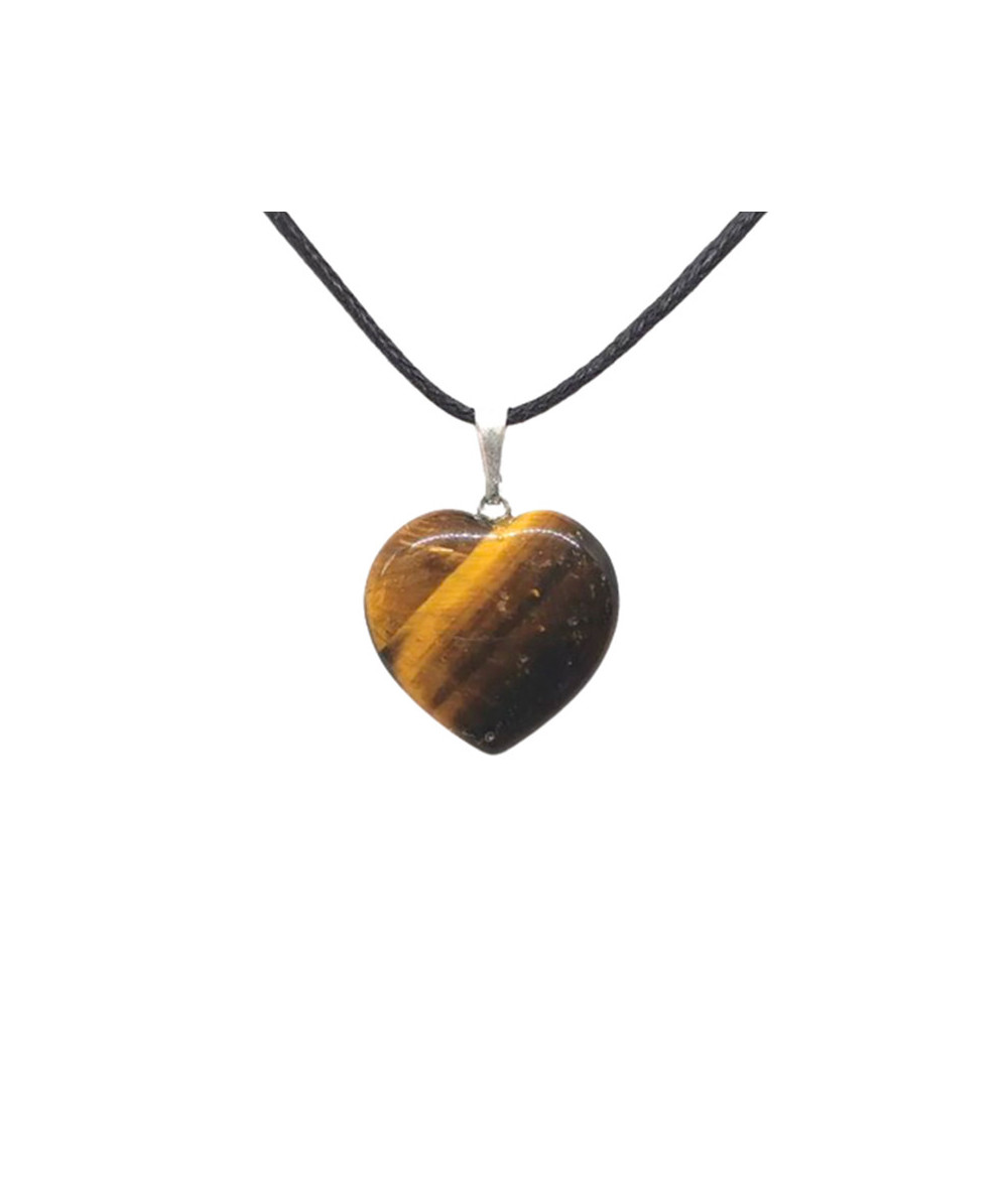 Oeil de Tigre - Pendentif Coeur