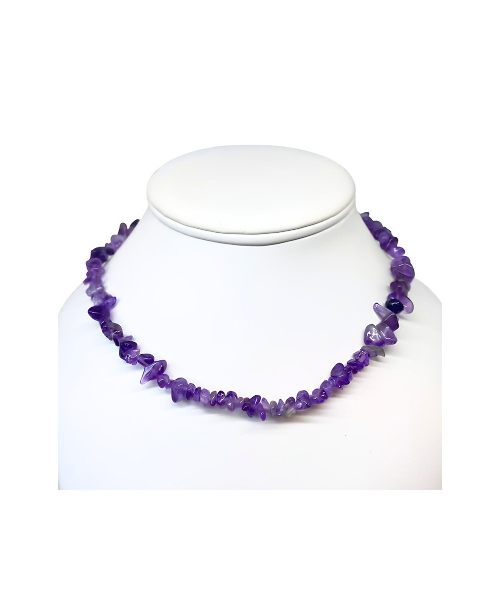 Améthyste - Collier Baroque (Chips) - Extra