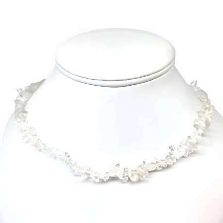 Cristal de Roche - Collier Baroque (Chips)