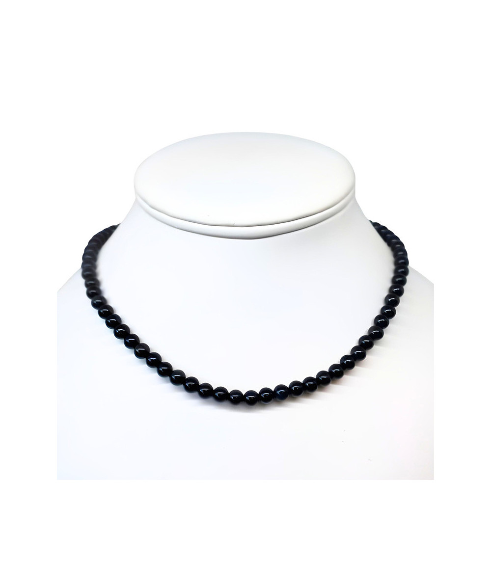 Obsidienne Oeil Céleste - Collier Boules 6 à 8 mm