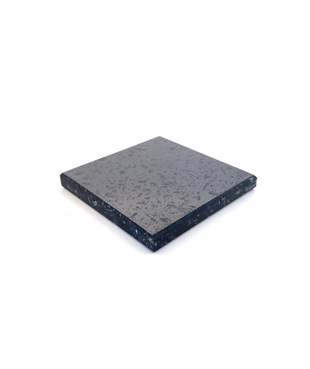 Shungite - Plaque 1 Face Polie - 8 x 8 cm