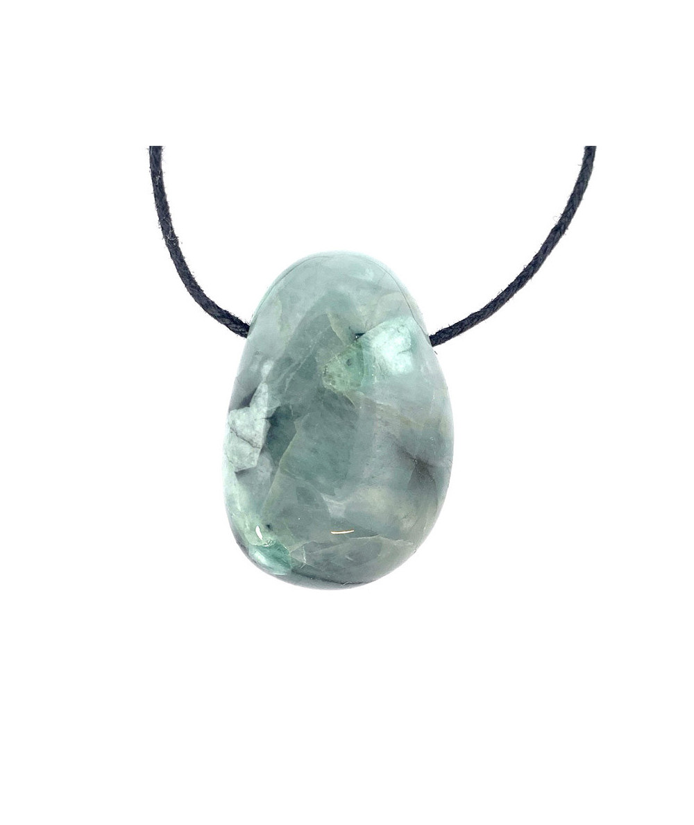 Émeraude (Béryl Vert) - Pendentif Pierre Percée