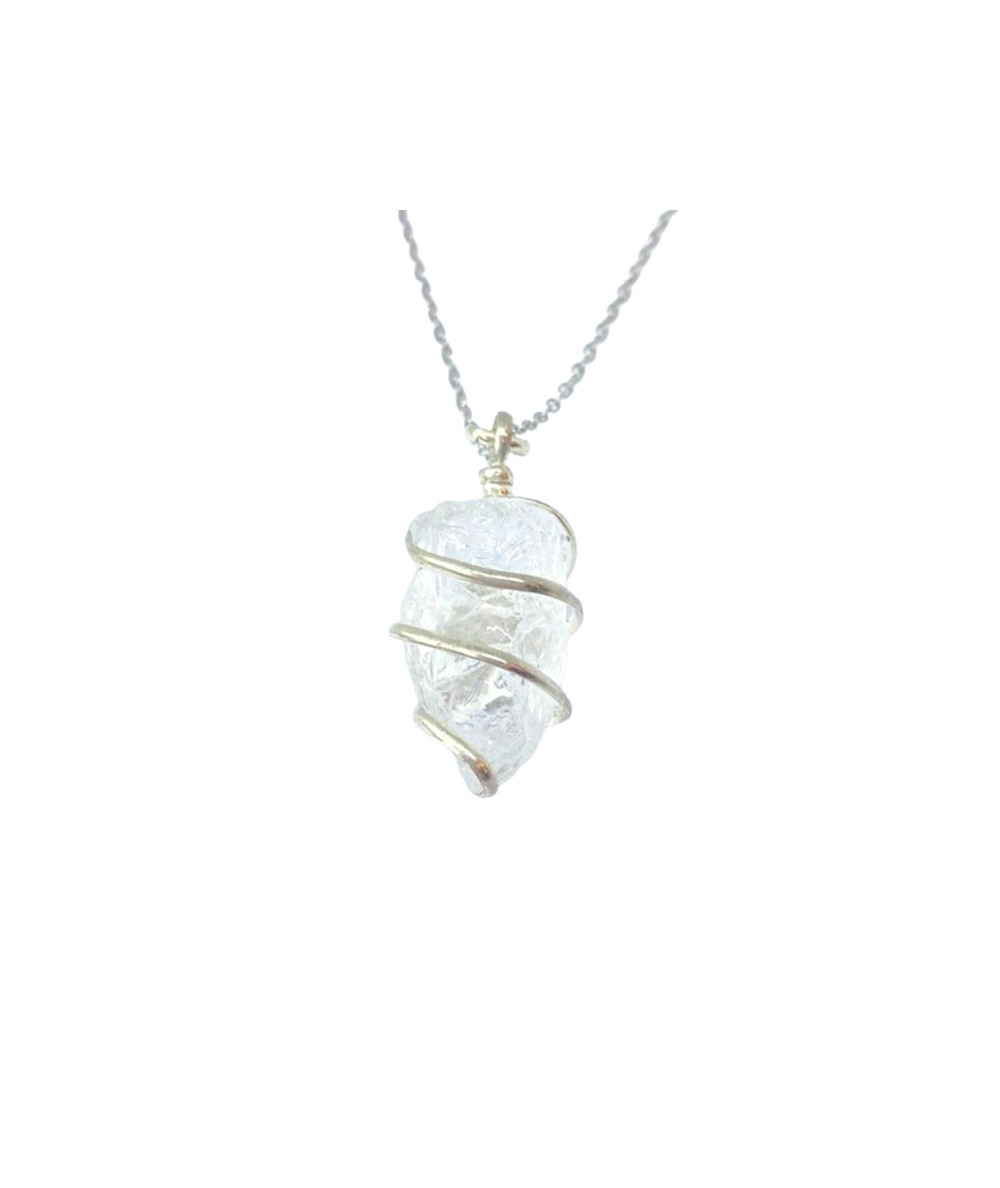 Cristal de Roche - Pendentif Cerclé